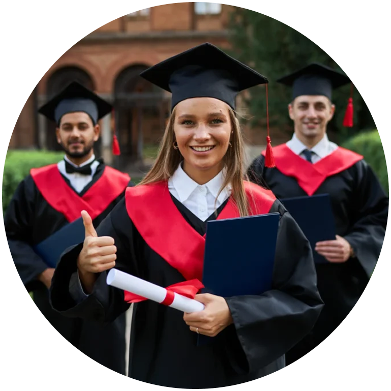 Bright Business School graduates